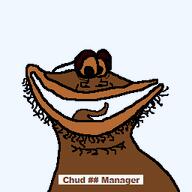 bbq_sauce glasses lips nose open_mouth stubble tongue variant:globox_soyjak // 256x256 // 8.9KB