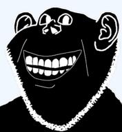 alternate_(mandela_catalogue) analog_horror artist:crimsonvoidhydra1488 black_sclera creepy ear edit inverted meta:tagme open_mouth smile soyjak stubble the_mandela_catalogue transparent_background variant:impish_soyak_ears white_pupils // 598x650 // 33.3KB