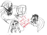 clenched_teeth closed_eyes clothes crying hair hat judaism kippah redraw subvariant:chudjak_front swastika text variant:chudjak // 1857x1392 // 321.3KB