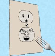 angry fork glasses outlet variant:feraljak wall_outlet // 755x773 // 99.4KB