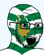 animal bird british england flag flag:wiltshire glasses great_bustard hair looking_to_the_right open_mouth soyjak stubble teeth united_kingdom variant:soyak wiltshire // 644x800 // 107.7KB