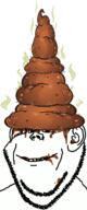 123rf_watermark animated coprophagia ear poop poopjak smile soyjak stinky stock_image stock_image_watermark stubble text variant:impish_soyak_ears watermark wink wizard_hat // 598x1440 // 152.8KB