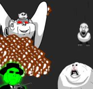 angry animal boot clothes ear fat female glasses glowing hat mug multiple_soyjaks necktie obese open_mouth screaming shades sniper soyjak stubble subvariant:doctos subvariant:endmutt subvariant:female_cobson subvariant:feralsquirrel subvariant:morbidmutt subvariant:swedenborg subvariant:teapish suit sunglasses trend:glowie variant:cirrus variant:cobson variant:feraljak variant:impish_soyak_ears variant:meximutt wing // 3000x2867 // 3.1MB