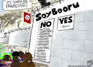 5soyjaks africa art conservative faggot fat female feminism gigachad islam jartynigger liberal muslims nas:gigachad nazism nigger niggers political_cartoon rope soybooru stolen subvariant:a24_slowburn_chudjak subvariant:branigger subvariant:feralnigger tranny variant:a24_slowburn_soyjak variant:bernd variant:brandon variant:chudjak variant:feraljak variant:monkeythinker webcomic // 1000x720 // 136.7KB