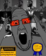 9a0c admin award gigachad glasses hand hands_up red_glasses stubble variant:ppp warning // 991x1222 // 499.7KB