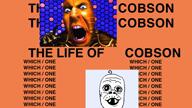 2soyjaks album_cover baby blue_eyes deformed kanye_west movie music mustache open_mouth rap smile song song_parody soyjak subvariant:jacobson text the_lawnmower_man variant:a24_slowburn_soyjak variant:cobson // 1920x1080, 40s // 4.4MB