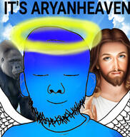 aryanheaven gorilla halo jesus jesus_christ rowanjak variant:unknown // 1245x1310 // 1.2MB