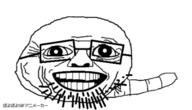 animated blob colin_raff disembodied finger glasses original_content poyopoyo proxy smile teeth variant:unknown // 400x229 // 344.5KB