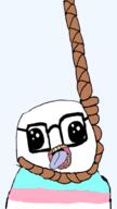 ass brimstone glasses hanging oh_my_god_she_is_so_attractive open_mouth rope tongue tranny transgender_flag variant:assholejak yellow_teeth // 374x667 // 96.6KB
