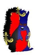 angry animal country flag full_body glasses gwent medieval open_mouth soyjak squirrel stubble subvariant:feralsquirrel tail united_kingdom variant:feraljak // 443x674 // 153.6KB