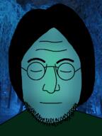 blue_skin closed_eyes closed_mouth glasses nose snow stubble variant:lennonjak winter // 600x800 // 346.3KB