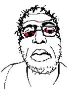 glasses hair red_eyes soyjak stubble variant:ilfjak // 139x190 // 3.8KB