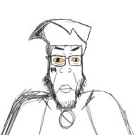angry arm artist:crimsonvoidhydra1488 beard boyfriend_(friday_night_funkin') closed_mouth clothes discord discord_logo_facial_mark facial_mark fnf_pedo friday_night_funkin' glasses hat redraw subvariant:chudplier variant:chudjak variant:markiplier_soyjak yellow_sclera // 768x768 // 181.3KB