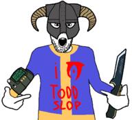 bethesda clothes fallout helmet holding_object horned_helmet i_love iron_helmet_(skyrim) open_mouth soyjak starfield stubble text the_elder_scrolls the_elder_scrolls_iv:_oblivion the_elder_scrolls_v:_skyrim variant:shirtjak // 618x559 // 71.5KB