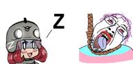 bloodshot_eyes buhanka_chan crying dead flag glasses hair hanging mustache open_mouth purple_hair rope russia russo_ukrainian_war soyjak stubble suicide text tongue tranny variant:bernd yellow_teeth z_(russian_symbol) // 1440x701 // 601.2KB