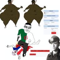algeria algerian_war baguette brown_skin france nigger white_background // 2756x2756 // 3.6MB