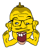 crossed_arms eyes feet_showing glasses janny looking_at_you moderator mustard mustard_(user) no_eyebrows no_mouth no_stubble sauce sitting subvariant:condiment toes transparent_background variant:a24_slowburn_soyjak variant:feraljak // 600x669 // 20.6KB