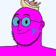 bald closed_mouth cool ear gem glasses happy nose smile stubble variant:weirdpenis // 900x900 // 37.6KB