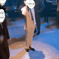 4soyjaks animated bar black_skin clothes dance full_body glasses grin hair irl michael_jackson music open_mouth shadow smile smooth_criminal smug soyjak spotlight stubble suit tilt variant:bernd variant:impish_soyak_ears variant:markiplier_soyjak variant:soyak white_skin // 498x278 // 2.4MB