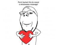 body glasses hand happy heart holding_object message smile subvariant:wholesome_soyjak text variant:gapejak // 1450x1135 // 56.9KB