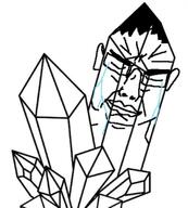 big_lips closed_eyes closed_mouth crying crystal glasses hair thick_eyebrows variant:chudjak // 612x680 // 300.8KB