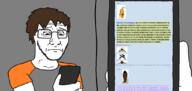 Teasuck_(user) Warrior-Z(user) artist:entiral bait batman comment comment_section copypasta dan flag:india flag:iraq flag:pride_iraq garf phone rainbow_text speech_bubble_empty variant:impish_soyak_ears variant:soyak // 997x474 // 121.3KB
