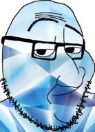 closed_mouth gem gem_skin glasses smile smug soyjak stubble variant:smugjak // 554x772 // 236.6KB