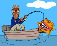 angry arm award beard blood bloodshot_eyes boat brown_skin clothes cloud euromutt european european_union fishing flag flag:european_union glasses half_open_mouth hand hat mutt red_eyes seething shitskin sky smug star_(symbol) subvariant:euromutt subvariant:impish_amerimutt sweater variant:impish_soyak_ears variant:markiplier_soyjak video water // 1068x852, 20.5s // 593.5KB