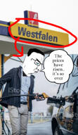 closed_eyes closed_mouth crying gas_station glasses hair irl istock_watermark its_over pun side_profile soyjak speech_bubble stock_image stock_image_watermark text the_west_has_fallen variant:chudjak watermark // 432x748 // 274.2KB