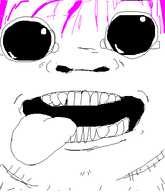 balding big_eyes black_eyes js_paint oc oh_my_god_she_is_so_attractive pink_hair sisa sisa_eyes stubble tranny variant:unknown // 447x520 // 6.2KB