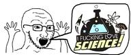 arm glasses hand hands_up i_love open_mouth science soyjak speech_bubble stubble variant:soyak // 799x339 // 207.1KB