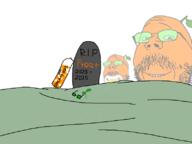 baby babyjak caca froot frqqt galaxy_gas glasses gravestone green_eyes orange_skin pacifier rip variant:gapejak // 800x600 // 85.7KB
