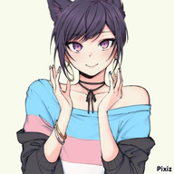 animated bait_and_switch bloodshot_eyes clothes crying flag glasses hair hanging mustache open_mouth paxiti pixiz purple_hair rope soyjak stubble suicide thumbnail_bait tranny variant:bernd yellow_teeth // 400x400 // 2.4MB