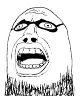 behelit berserk glasses open_mouth soyjak stubble variant:unknown // 472x570 // 7.6KB