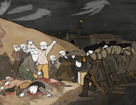 arm armband art backpack bleed blood bloodshot_eyes body boots castle classical_art classical_art_parody cry crying execution eyebrow finger flag francisco_goya froot frootism glasses great_purge gun hand leg musket napoleonic_war neck night orange painting palm saber sad shading shadow shako soldier sopranojak stubble subvariant:wholesome_soyjak sword the_third_of_may variant:a24_slowburn_soyjak variant:chudjak variant:cobson variant:feraljak variant:gapejak variant:impish_soyak_ears variant:markiplier_soyjak variant:tony_soprano_soyjak // 1280x989 // 1.1MB