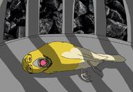 ack animal bird cage canary coal coal_alert coal_background coal_canary dead front_facing mouth_open variant:bernd variant:gapejak // 756x525 // 234.9KB