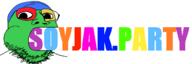 banner blowjob colorful deformed glasses soyjak soyjak_party stubble subvariant:blowjob_gapejak text variant:gapejak // 600x200 // 17.2KB