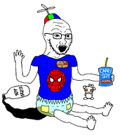 8_years_old approve_it_faggot arm beard body caca capri_sun child clothes color funko_pop gape happy_birthday kid leg poop propeller_hat reddit sharty snoo soy_sauce spiderman stubble toddler variant:soyak white_skin wrinkles // 1068x1198 // 27.8KB