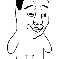 animated arm closed_mouth ext=gif full_body hair smile smug soyjak variant:chudjak // 814x1091 // 57.7KB