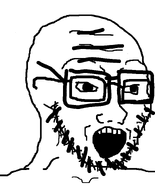 glasses ias op_is_a_retarded_lazy_faggot_for_not_tagging_his_own_shit open_mouth stubble technically_not_nas_because_of_glasses_and_stubble teeth transparent_background variant:soyak // 644x800 // 10.4KB