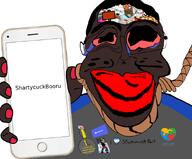 ack aryan autism autism_speaks award bait bald blackface bloodshot_eyes blue_eyes blue_glasses blue_shirt brown_skin brown_troonjak cap chud_(boorufag) chud_(soybooru) closed_mouth clothes clown clown_nose crying discord distorted doll_(user) eyelashes flag flag:nazi_germany flag:transgender_pride_flag froot furry gangnam_style germany giggly_goon_clown glasses goonclown green_glasses hair hat heart hitler_mustache holding_object holding_phone i_love i_trans_heart jake jakparty_soy jartycuck medal meta:pornographic_content multiple_soyjaks mustache nate natejak nazi_germany nikocado_avocado onion open_mouth orange_skin painted_nails phone purple_hair purple_skin puzzle red_shirt rent_free rope shartycuck shartycuckbooru slopjak soviet_army_uniform soybooru soyjak spam spammer stubble subvariant:chudjak_front subvariant:jartycuck subvariant:muscular_chud swastika template tongue tranny transparent transparent_background variant:bernd variant:chudjak variant:cobson variant:feraljak variant:kuzjak variant:soyak yellow_hair yellow_teeth // 921x763 // 266.5KB