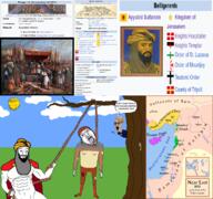 1187 1190 4soyjaks BRIMMIEST_COMMENTS_SECTION☣️☣️☣️_DO_NOT_ENTER☣️☣️☣️ ack acre antioch arab arm arsuf background battle battle_of_hattin beard buff byzantine cape chainmail christian_cross christianity clothes cloud cross crusade crusader crying cyprus damascus deus_vult flag foot grass hand hang hanged hanging hattin heels helmet history holding_object hood islam israel jerusalem jerusalem_cross jihad kingdom_of_jerusalem lebanon leg lynching map middle_east multiple_dates multiple_years mustache open_mouth painting palestine peasant pointing portrait red_eyes saladin screaming seige seige_of_jerusalem shoe sky smile soyjak subvariant:wholesome_soyjak sun syria templar templar_cross text third_crusade tree tripoli turban turkiye tyre variant:bernd variant:chudjak variant:gapejak war wikipedia // 3068x2882 // 3.7MB