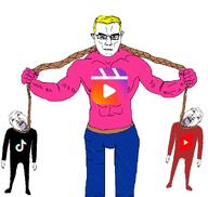 3soyjaks ack aryan blond blue_eyes buff glasses hanging instagram instagram_reels reels rope tiktok tranny variant:bernd variant:chudjak youtube youtube_shorts // 1300x1231 // 234.2KB
