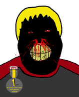 all_soyteens_look_like_this anti_sharty blond blush brown_skin eyelashes fat hair medal meta:leaky nate nusoicaca shartycuck shitskin soycuck subvariant:hunky_twink_sex_machine vantablack vantablack_skin variant:alicia yellow_hair