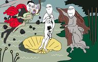4soyjaks classical_art_parody coal full_body hanging looking_at_viewer looking_at_you naked neutral nude open_mouth penis purple_tongue rope smile smirk swastika tranny variant:bernd variant:chudjak variant:cobson variant:gapejak // 1241x788 // 179.4KB