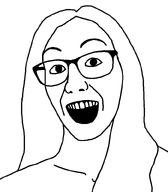 female glasses hair long_hair looking_at_you open_mouth teeth template transparent_background variant:unknown white_skin // 700x800 // 15.1KB