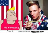 ameriaryan america_won american_flag aryan chad chad_thundercock hyperborean irl my_ancestor nordic o_algo subvariant:mexiaryan text usa_flag vanilla_ice variant:meximutt // 1080x730 // 398.1KB