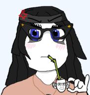 angry clothes cupjak ear glasses hair sip straw variant:soyak variant:soytan // 659x697 // 61.6KB