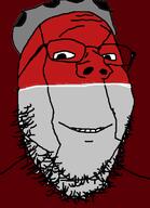 closed_mouth glasses looking_at_you salt salt_shaker smile soyjak stubble subvariant:wholesome_soyjak variant:gapejak // 457x630 // 62.9KB