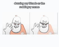 dark_skin drawfag foid_brimstone glasses grin ibispaint nail_polish nails pencilslop pink_shirt tiktok variant:syndromejak video // 896x720, 15.8s // 355.1KB